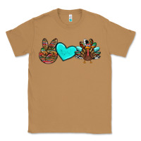 Toasted Coconut peace love thanksgiving turkey Classic Tee - RanaPortraitStore