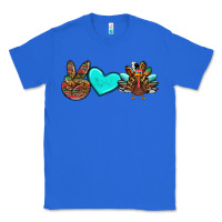 True Royal peace love thanksgiving turkey Classic Tee - RanaPortraitStore