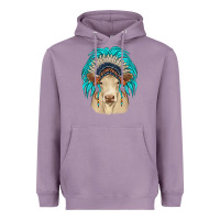 Lavender charolais indian headdress Heavyweight Hoodie - JahusDesignShop