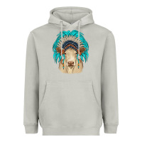 Moon Dust charolais indian headdress Heavyweight Hoodie - JahusDesignShop