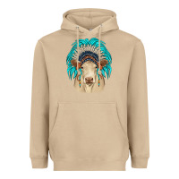 Mushroom charolais indian headdress Heavyweight Hoodie - JahusDesignShop