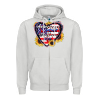 Dove Grey American heart southern soul Zipper Hoodie - CowGirlArtShop