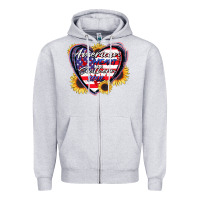 Heather Grey American heart southern soul Zipper Hoodie - CowGirlArtShop