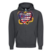 Smoke American heart southern soul Zipper Hoodie - CowGirlArtShop