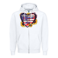 White American heart southern soul Zipper Hoodie - CowGirlArtShop