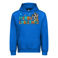 Cobalt western merry christmas Urban Hoodie - MaliasSmallBusiness