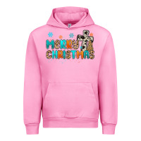 Fuchsia Pink western merry christmas Urban Hoodie - MaliasSmallBusiness