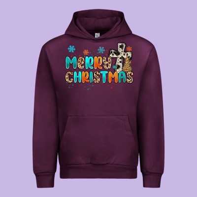Western Merry Christmas Urban Hoodie Designed By Maliassmallbusiness