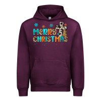 Mauve Wine western merry christmas Urban Hoodie - MaliasSmallBusiness