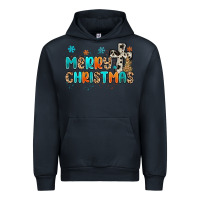 Navy western merry christmas Urban Hoodie - MaliasSmallBusiness