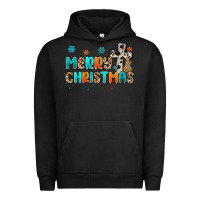 Pigment Black western merry christmas Urban Hoodie - MaliasSmallBusiness