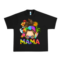 Black messy bun mama summer Urban Heavy Tee - RanaPortraitStore