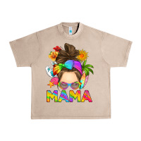 French Oak messy bun mama summer Urban Heavy Tee - RanaPortraitStore