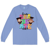 Colony Blue kinder graduate 2024 Long Sleeve Tee - texasbilliewilder