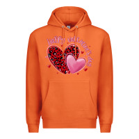 Carrot happy valentine's day hearts Premium Hoodie - MaliasSmallBusiness