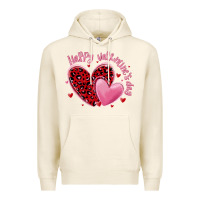Tofu happy valentine's day hearts Premium Hoodie - MaliasSmallBusiness