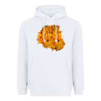 White halloween patch Heavyweight Hoodie - BundleAndBundleShop