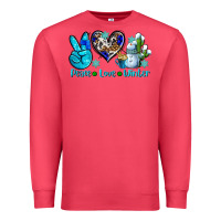 Cardinal peace love winter ado Premium Sweatshirt - AdoDesignShop