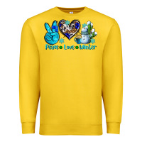 Lemon peace love winter ado Premium Sweatshirt - AdoDesignShop