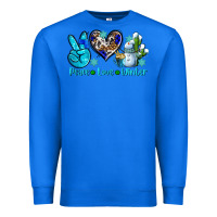 True Royal peace love winter ado Premium Sweatshirt - AdoDesignShop
