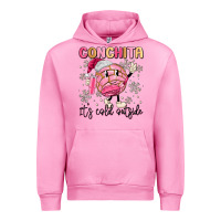 Fuchsia Pink conchita it's cold outside Urban Hoodie - MaliasSmallBusiness