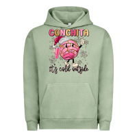 Pigment Oil Green conchita it's cold outside Urban Hoodie - MaliasSmallBusiness