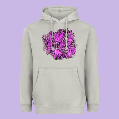 Halloween Patch Heavyweight Hoodie Designed By Bundleandbundleshop