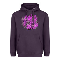 Plum halloween patch Heavyweight Hoodie - BundleAndBundleShop