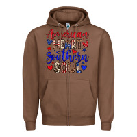 Chestnut American heart southern soul Zipper Hoodie - Neo Western