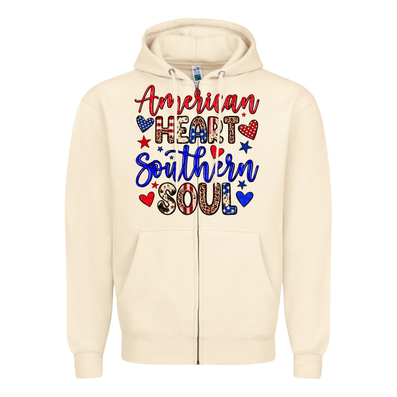 American Heart Southern Soul Zipper Hoodie by Neo Western | Teevron