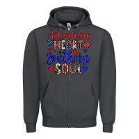 Smoke American heart southern soul Zipper Hoodie - Neo Western