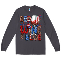 Smoke red wine and blue Long Sleeve Tee - Zillion Design Studio