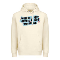 Sandshell physically here mentally at home with my dog Premium Hoodie - MaliasSmallBusiness