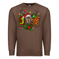 Chestnut joy with reindeer ado Premium Sweatshirt - AdoDesignShop