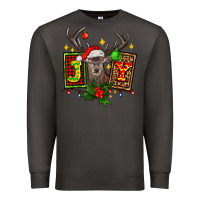 Smoke joy with reindeer ado Premium Sweatshirt - AdoDesignShop