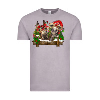 Vintage Zinc Christmas donkeys Vintage Tee - BarkalooDesign