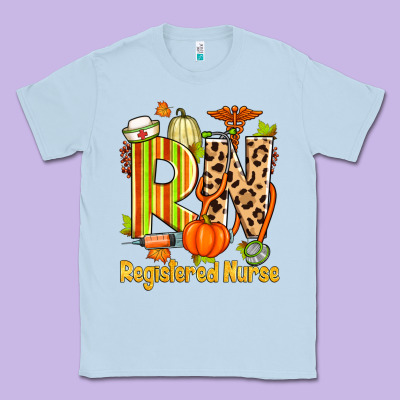 Fall Rn Registered Nurse Classic Tee Designed By Zillion Design Studio