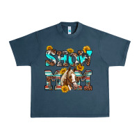 Midnight Navy show mom horse Urban Heavy Tee - RanaPortraitStore