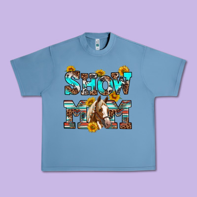 Show Mom Horse Urban Heavy Tee Designed By Ranaportraitstore