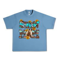 Pebble Blue show mom horse Urban Heavy Tee - RanaPortraitStore