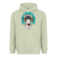 Matcha calf indian headdress Heavyweight Hoodie - JahusDesignShop