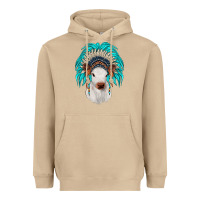 Mushroom calf indian headdress Heavyweight Hoodie - JahusDesignShop