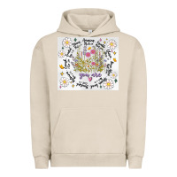 Pigment French Oak god says you are inflated Urban Hoodie - MaliasSmallBusiness