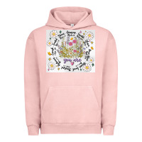 Pigment Salmon god says you are inflated Urban Hoodie - MaliasSmallBusiness