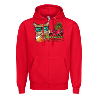 Red hello summer Zipper Hoodie - SublimationCraftShop