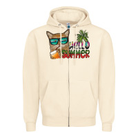 Sandshell hello summer Zipper Hoodie - SublimationCraftShop