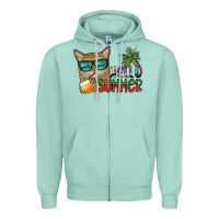 Seafoam hello summer Zipper Hoodie - SublimationCraftShop