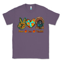 Lavender peace love thankful Classic Tee - RanaPortraitStore