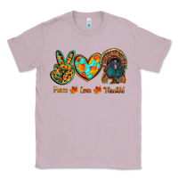 Lilac peace love thankful Classic Tee - RanaPortraitStore