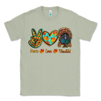 Matcha peace love thankful Classic Tee - RanaPortraitStore